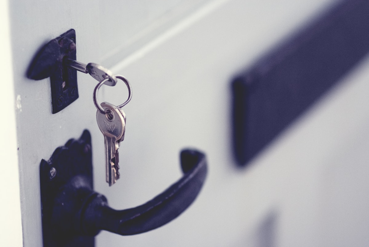 Residential front door lock for home locksmith service in Corpus Christi